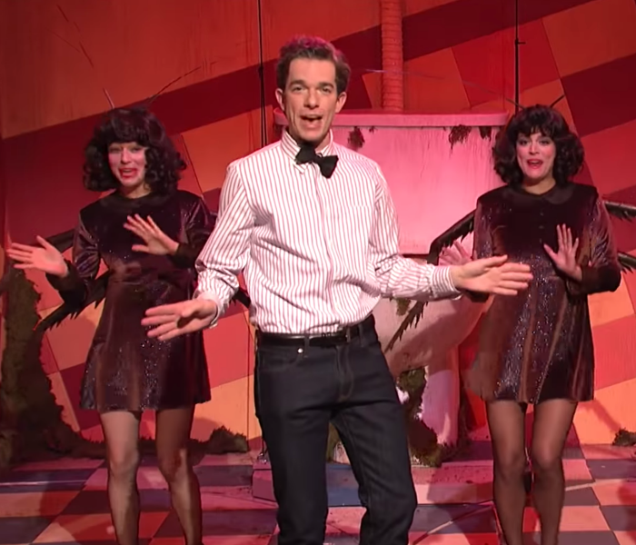 John Mulaney on Saturday Night Live in his Bodega Bathroom sketch