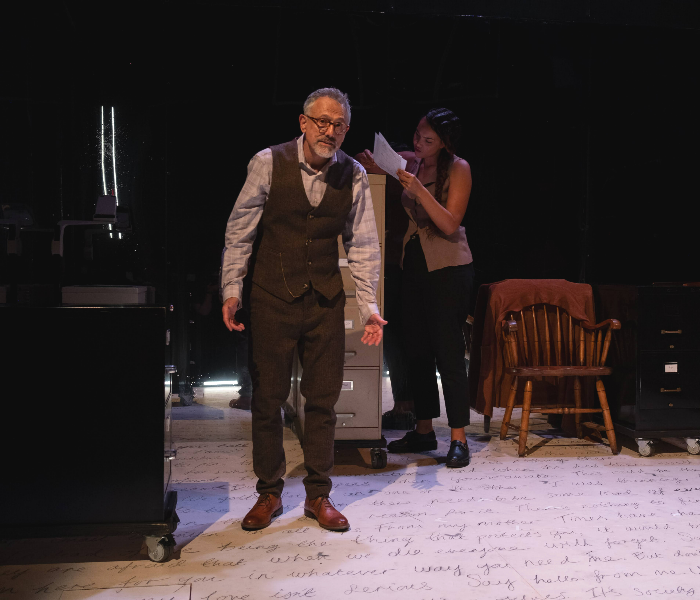 David Greenspan and Rebecca S'manga Frank in The Berlin Diaries. Photo by Helen Hylton