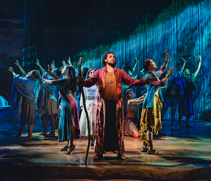 Luke Brady in The Prince of Egypt: The Musical, which is now streaming. Photo by Matt Crockett.