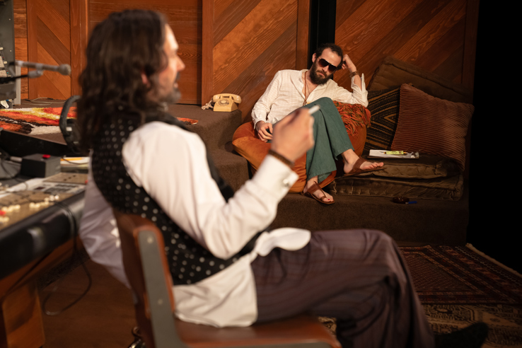 Chris Stack and Will Brill in Stereophonic. Photo by Julieta Cervantes