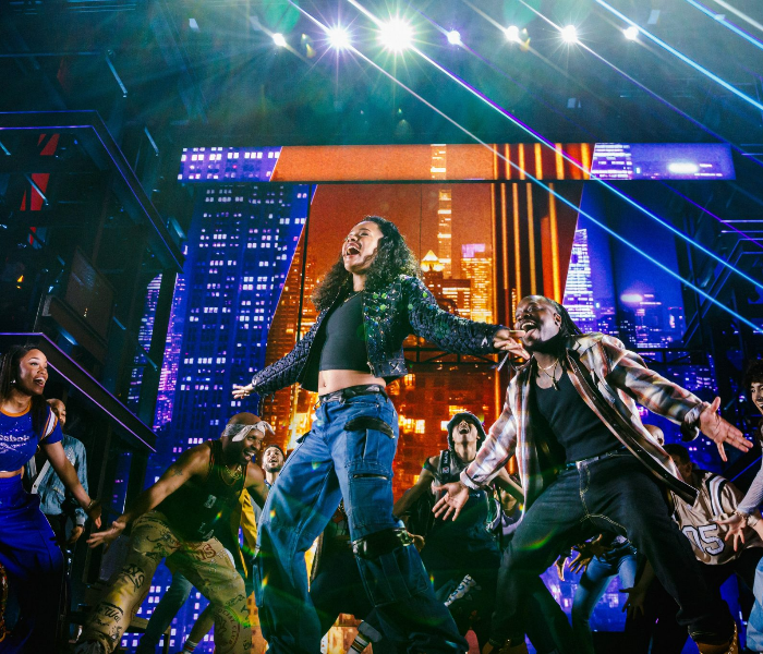 The cast of Hell's Kitchen on Broadway. Photo by Marc J. Franklin.