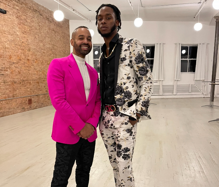 Aubrey Lynch II and Nasir Campbell. Photo courtesy of Lynch.